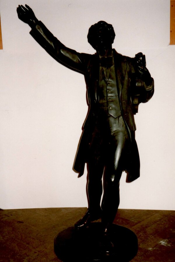Leopold Hohl, Pomník básníka Josefa von Einchendorf, 1930, bronz